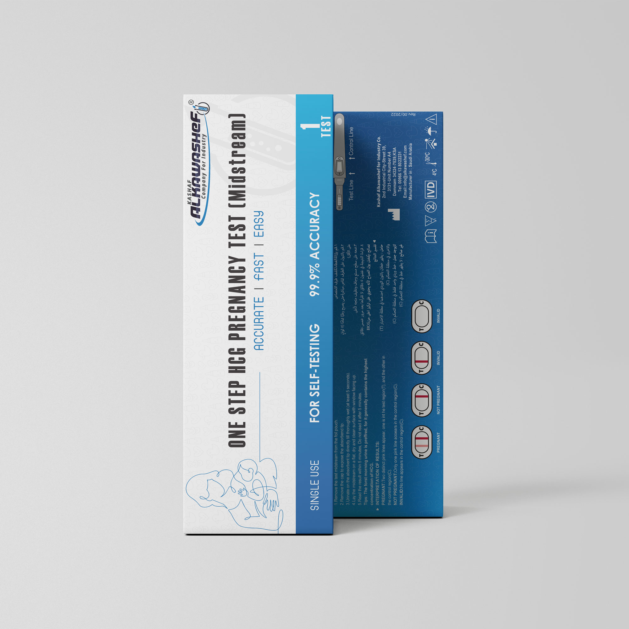 Изображение Тест на беременность HCG One Step Midstream