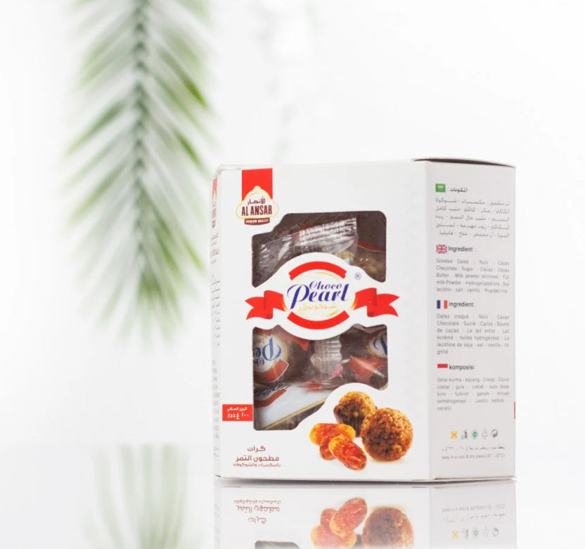 Picture of Ground Date Balls With Chocolate 