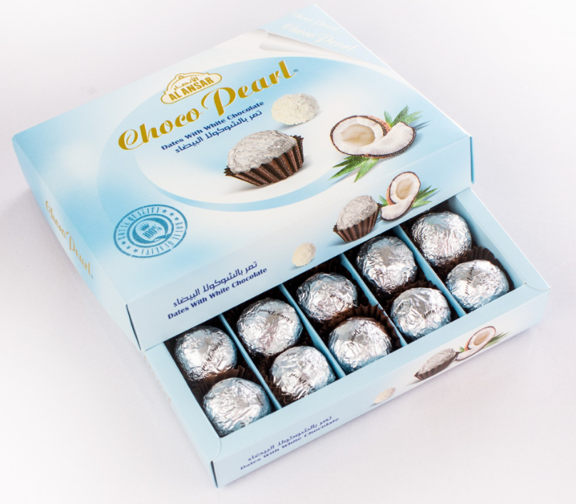 Picture of Dates Balls With White Chocolate & Coconut