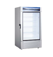 Picture of  Silver glass-door refrigerator
