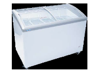 Picture of Curved Glass Zipper Freezer