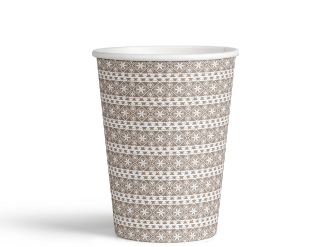 Picture of Paper cup 9oz light brown Saudi heritage