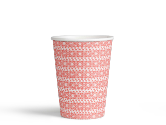 Picture of Paper cup 9oz red Saudi heritage