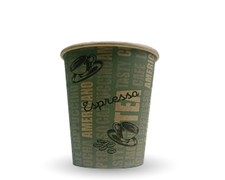Picture of Paper cup 9oz green Espresso