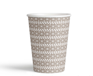 Picture of Paper cup 9oz brown Saudi heritage