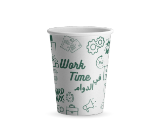 Picture of Paper cup 7oz green work time