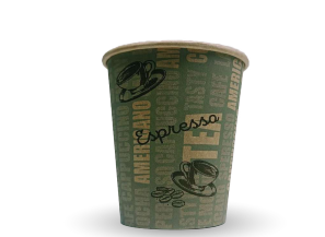 Picture of Paper cup 7oz green Espresso
