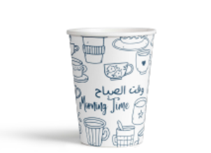 Picture of Paper cup 7oz blue morning time