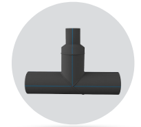 Picture of Segmented Reduced Tee 90°