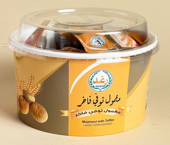 Picture of Maamoul Toffee in round carton 400 gm 