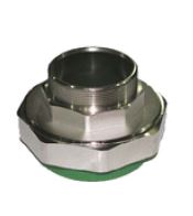 Picture of Brass Union Hexagon Male