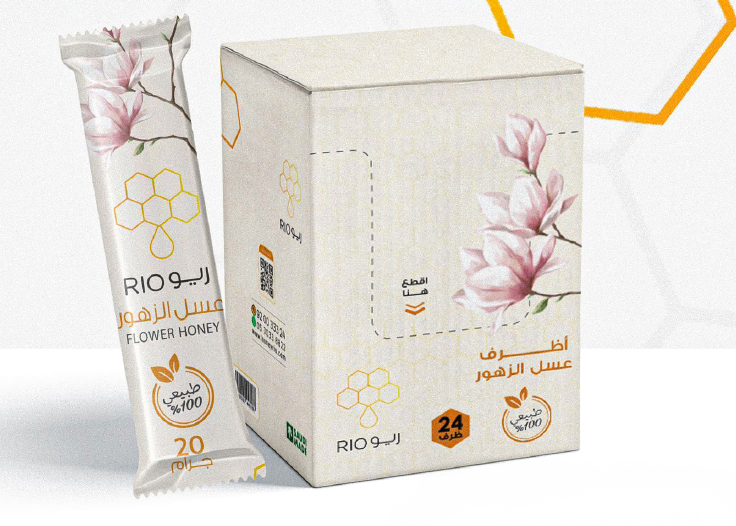 Picture of Natural Flower Honey Sachets Carton